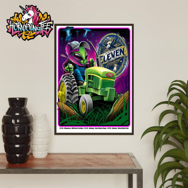 311 Milwaukee Event Merch Poster At BMO Pavilion On July 3 2025 In Milwaukee Official Unity Tour 2025 Poster Home Decor Canvas