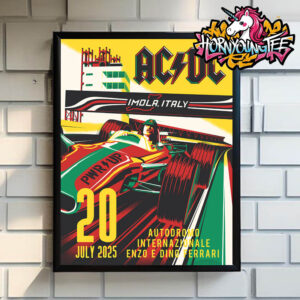 ACDC Imola Italy Concert Poster July 20 2025 Autodromo Internazionale Enzo e Dino Ferrari In Italy Poster Home Decor Canvas