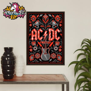 ACDC Pwr Up Warsaw Show At PGE Narodowy On July 4 2025 In Warsaw Poland Poster Home Decor Canvas