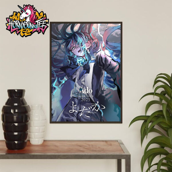 Ado Dome Tour 2025 Yodaka Official Poster Poster Home Decor Canvas