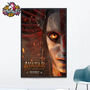 Avatar Fire And Ash Varang Look In Avatar Only In Theatres December 19 2025 Poster Home Decor Canvas