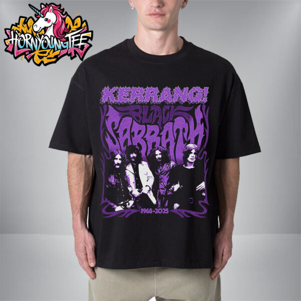 Black Sabbath x Kerrang Exclusive Tribute Tee 1968 – 2025 Unisex T-Shirt