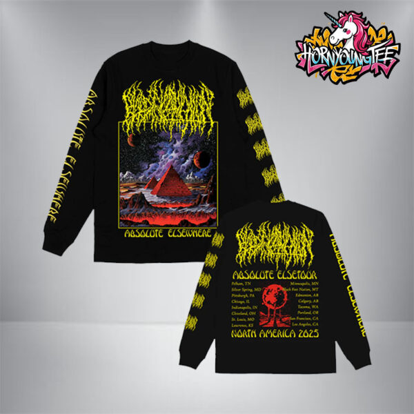 Blood Incantation Absolute Elsewhere Summer 2025 Tour Unisex Long Sleeve