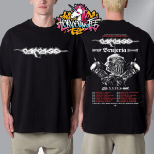 Carcass Band North America Putrefation 2025 Tour Schedule Tour Dates Unisex T-Shirt Two Sided