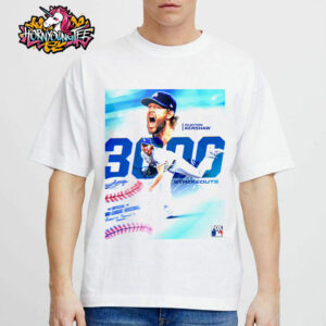 Celebrates Clayton Kershaw Joined The 3000 Strikeout Club Unisex T-Shirt