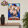 Congrats USA Women’s Basketball Champions 2025 FIBA Women’s Americup Poster Home Decor Canvas