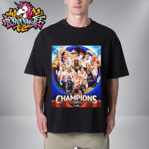 Celebrates USA Women’s Basketball Champion The FIBA Women’s Americup Chile 2025 Unisex T-Shirt
