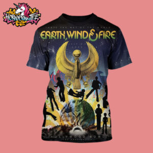 Earth Wind And Fire Venue Poster At Hollywood Bowl On July 2-4 2025 In Los Angeles CA That’s The Way Of The World All Over Print Shirt