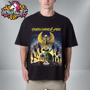 Earth Wind And Fire Venue Poster At Hollywood Bowl On July 2-4 2025 In Los Angeles CA That’s The Way Of The World Unisex T-Shirt