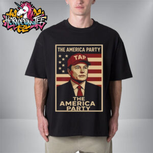 Elon Musk The America Party TAP Elon Patriotic Political Unisex T-Shirt