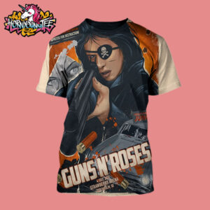 Guns N Roses Stockholm Event Poster At Strawberry Arena On July 4 2025 In Stockholm SE All Over Print Shirt