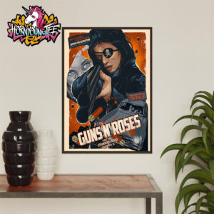 Guns N Roses Stockholm Event Poster At Strawberry Arena On July 4 2025 In Stockholm SE Poster Home Decor Canvas