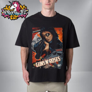 Guns N Roses Stockholm Event Poster At Strawberry Arena On July 4 2025 In Stockholm SE Unisex T-Shirt