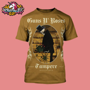 Guns N Roses Tampere Poster Show At Ratina Stadium On July 7 2025 All Over Print Shirt