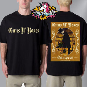 Guns N Roses Tampere Poster Show At Ratina Stadium On July 7 2025 Unisex T-Shirt Two Sides