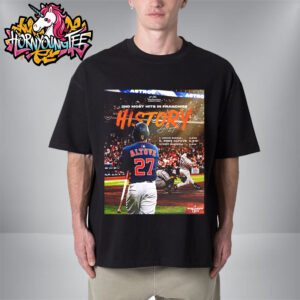 Houston Astros Congrats Jose Altuve 2nd Most Hits In Franchise History Made Unisex T-Shirt