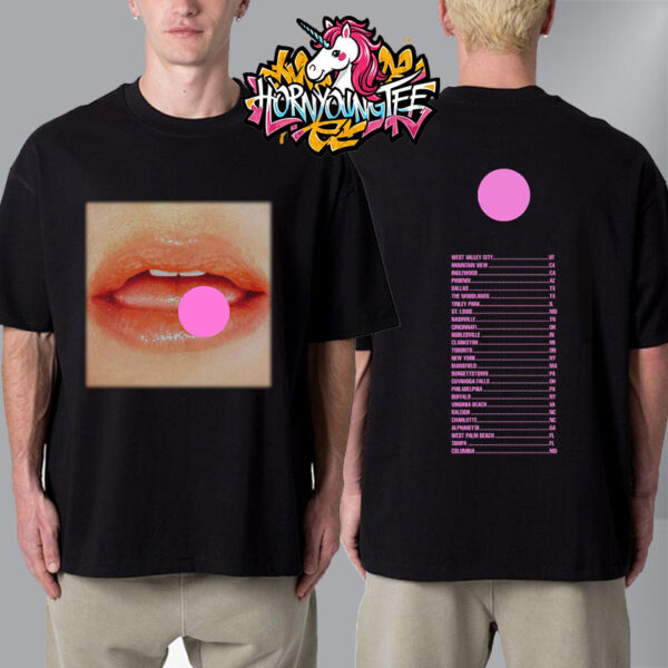 Kesha The Tits Out Tour 2025 Merch Tee Tits Out Tour Unisex T-Shirt Two Sided