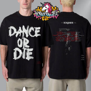 Lady Gaga The Mayhem Ball Tour 2025 2026 Dance Or Die Merchandise Tee Unisex T-Shirt Two Sided