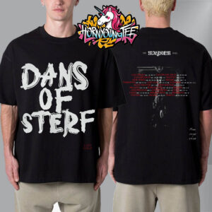 Lady Gaga The Mayhem Ball Tour 2025 2026 Dans of Sterf Dance Or Die Merchandise Tee Unisex T-Shirt Two Sided