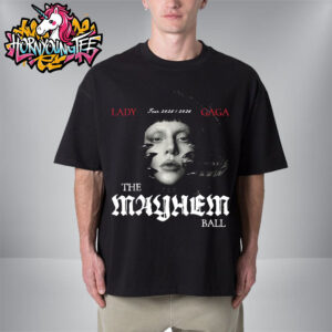 Lady Gaga The Mayhem Ball Tour 2025-2026 Exclusive Poster Unisex T-Shirt