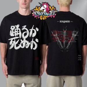 Lady Gaga The Mayhem Ball Tour 2025 2026 Merch Tee In Japan Dance Or Die Unisex T-Shirt Two Sided
