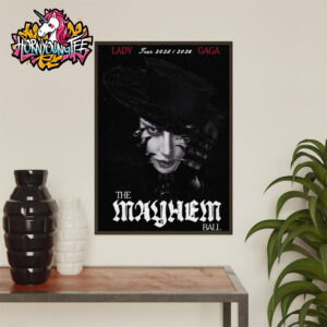 Lady Gaga The Mayhem Ball Tour 2025-2026 Official Poster Poster Home Decor Canvas