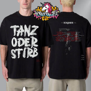 Lady Gaga The Mayhem Ball Tour 2025 2026 Tanz Oder Stirb Dance Or Die Merchandise Tee Unisex T-Shirt Two Sided