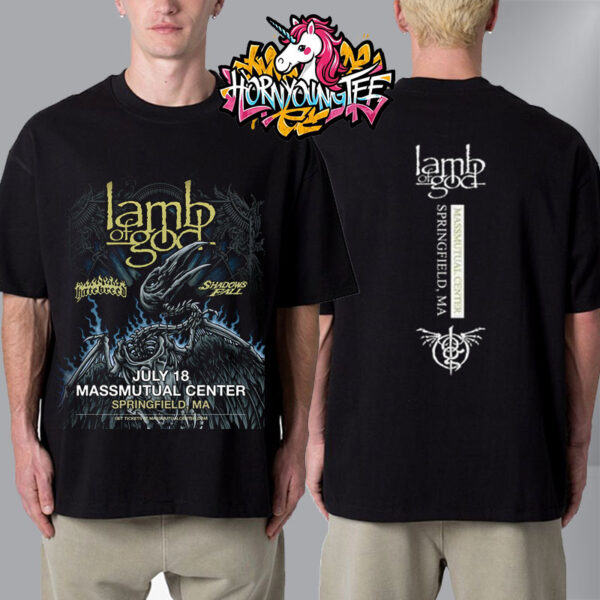 Lamb Of God Event Tee At Massmutual Center On July 18 2025 In Springfield MA Unisex T-Shirt Two Sides