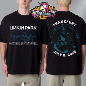 Linkin Park Frankfurt Exclusive Tee At Deutsche Bank Park On July 8 2025 In Germany Unisex T-Shirt Two Sided