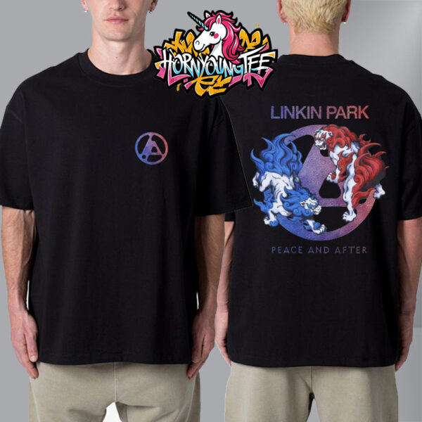 Linkin Park Peace And After Japan Official Merch Komainu From Zero World Tour 2025 Unisex T-Shirt Two Sides