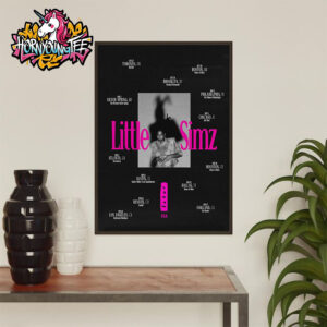 Little Simz The Lotus Tour 2025 Poster Schedule Cities Tour Dates In North America And Canada Poster Home Decor Canvas