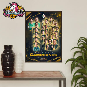 Mexico FC Campeones Concacaf Gold Cup 2025 La Decima Poster Home Decor Canvas
