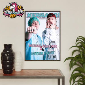 Michael Clifford Kerrang Limited Edition Zine Poster Home Decor Canvas
