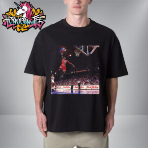 Michael Jordan Takes Flight On 1991 Eastern Conference Semifinals At Spectrum In Philadelphia Unisex T-Shirt