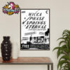 The Black Keys No Rain No Flowers 2025 Poster 3 Show In France Schedule Tour Dates Poster Home Decor Canvas