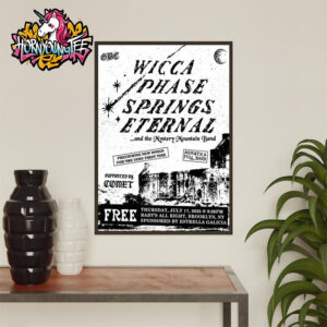 Mystery Mountain Wicca Phase Springs Eternal Event Poster In Brooklyn NY On July 17 2025 Poster Home Decor Canvas