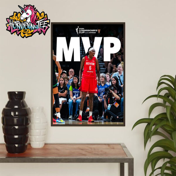Natasha Howard MVP WNBA Commissioner’s Cup 2025 Poster Home Decor Canvas
