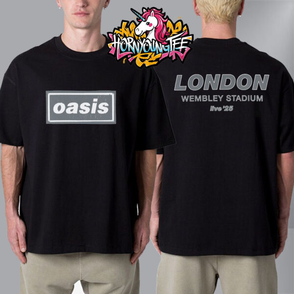 Oasis Live 25 Tour London On July 26 2025 At Wembley Stadium Unisex T-Shirt Two Sides