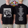Oasis Live 25 World Tour Merchandise Tee Schedule Cities Tour Unisex T-Shirt Two Sided