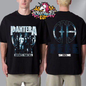 Pantera Band Cowboys From Hell Schedule Tour Dates Exclusive Tee Unisex T-Shirt Two Sided