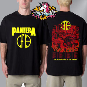 Pantera Band Exclusive Tee CFH The Heaviest Tour Of The Summer 2025 Unisex T-Shirt Two Sided