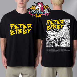 Peter Bibby On Tour 2025 Schedule Tour Dates Unisex T-Shirt Two Sided