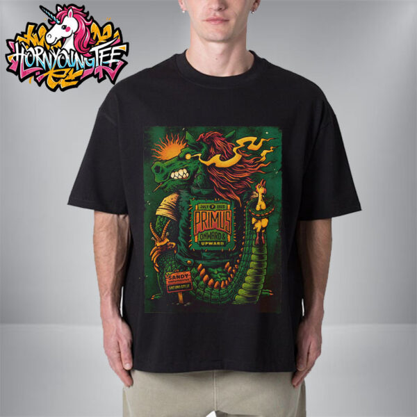 Primus Band Onward And Upward Tour 2025 Show On July 7 2025 At Sandy Amphitheater In Salt Lake City UT Unisex T-Shirt