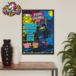 Puro Volumen Fest 2025 Poster Line Up Poster Home Decor Canvas