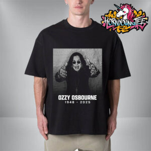 RIP Ozzy Osbourne Passed Away 76 Years Old 1948-2025 Unisex T-Shirt