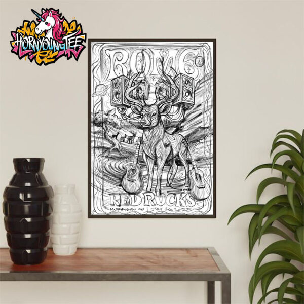 Rome Live Solo At Red Rocks Amphitheatre On June 26 2025 In Morrison CO Poster Home Decor Canvas