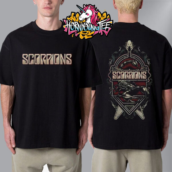 Scorpions Exclusive Tee The Circle Scorpions Coming Home Live Unisex T-Shirt Two Sides