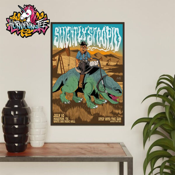 Slightly Stoopid Houston Event Poster On July 10 2025 At White Oak Music Hall Step Into The Sun Summer Tour 2025 Poster Home Decor Canvas