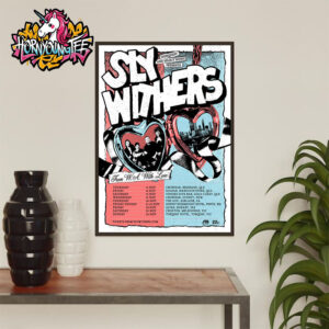 Sly Withers From WA With Love Schedule Cities Dates Poster Poster Home Decor Canvas