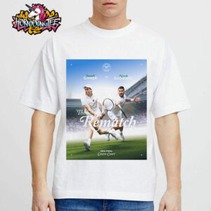 The Championships Wimbledon Jannik Sinner vs Novak Djokovic Rematch Semi Final At Centre Court Unisex T-Shirt